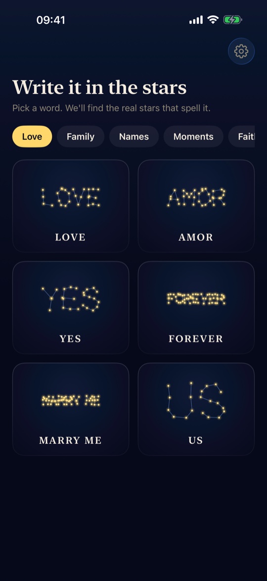Choosing a word
